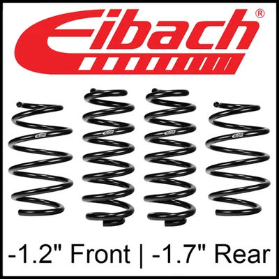 Juego de muelles reductores Eibach PRO-KIT aptos para Volkswagen Tiguan 2.0 T MQB A2 2018-2025 Foto 1 de 2