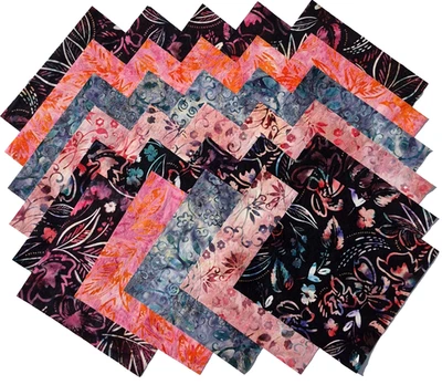 CHALK & CHARCOAL Batiks from Riley Blake Designs - (30) 6.5" BATIK squares - Image 1 of 4