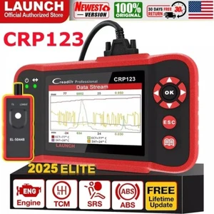 2025 LAUNCH CRP123 Elite Car OBD2 Diagnostic Scanner ABS SRS Engine Code Reader - Picture 1 of 13