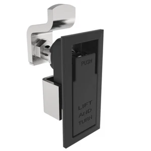 SouthCo 62-70-25 Powder Coated Lift and Turn Compression Latch, Adjustable Grip - Picture 1 of 4