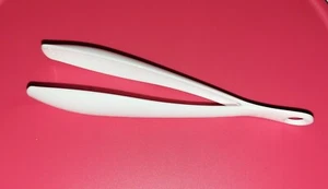 Tupperware NEW, Allegra, Small Tongs, Sugar Tongs, Antipasti Tongs, White - Picture 1 of 1
