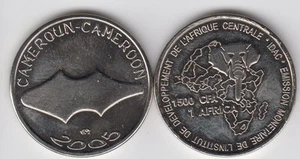 Kamerun 1500 CFA 2006 Urwährung, Kupfer Nickel - Bild 1 von 1