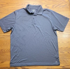 Champion Duo Dry Mens Gray Short Sleeve Polo Shirt Size Large - Picture 1 of 5