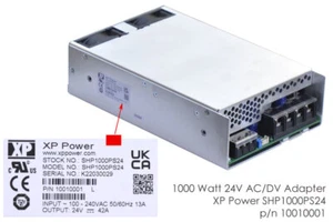 24V 1000W XP POWER SHP1000PS24 NETZTEIL 10010001 LABOR INDUSTRIE 85-264V NEU NEW - Bild 1 von 6
