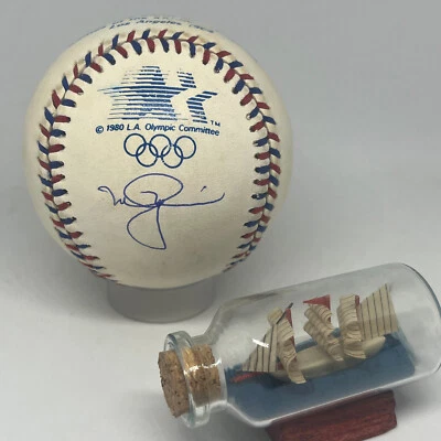 Mark McGwire signed Rawlings 1984 Olympic Logo Baseball JSA COA Auto Rare A2958 - Image 1 of 3