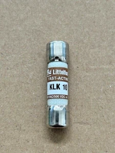 1 Stück Sicherung KLK10 - KLK010 - Littelfuse - Fast-Acting (F) 600V -10A - Picture 1 of 2