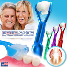 4PK  DenTrust Periocare 3-Sided Toothbrush  Clinically Proven  Tongue Scraper