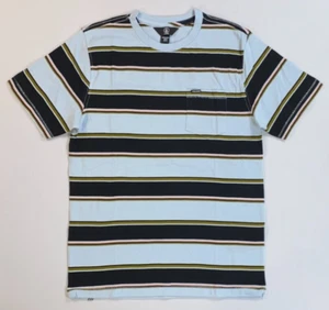 Boy's Youth Volcom Short Sleeve Striped Laney Crew Neck Shirt NEW - Picture 1 of 3