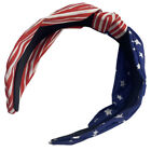  Amerikanische Flagge geknüpftes Stirnband Unabhängigkeitstag verdrehtes Stirnband Frauenknoten