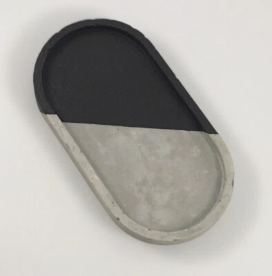 1Pc  Oval Decorative Tray Trinket Dish Jewellery Trays Candle Plate Luxdecor6 - Image 1 of 4