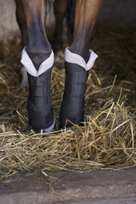 Stallgamaschen Wärmegamaschen Norton Pferd schwarz Gr. M L XL