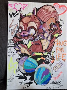 Nutz! original paintings signed by artist - Picture 1 of 1