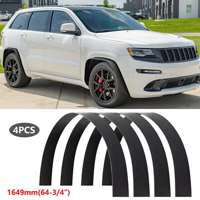 4x Car For Jeep Grand Cherokees Flexible Fender Flares Wheel Arch Wider Body Kit Foto 1 de 4