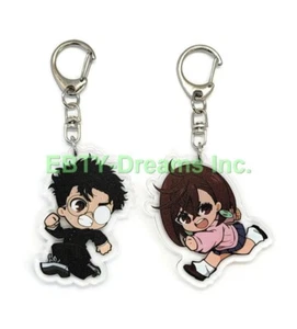 Set Of 2 Dandadan Acrylic Keychain Momo Ayase, Ken Takakura (Okarun) v6 - Picture 1 of 2