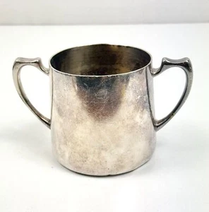 Vintage 1960 Mappin & Webb Silver-Plated Sugar Bowl with Military Markings - Picture 1 of 13
