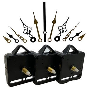 New 10 Pack Silent Supersweep Quartz Clock Movement Mechanism Motor Metal Hands - Picture 1 of 18
