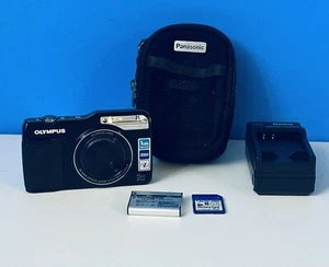 Olympus VG-190 Digital Camera 16MP 5x Optical Zoom Case Memory Card - Picture 1 of 8