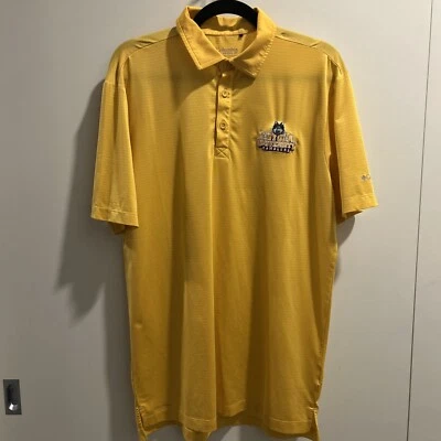 Loyola University Ramblers 芝加哥哥伦比亚高尔夫表演 Polo 衫 M — 第 1/4 张图片