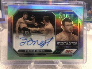 2023 PANINI SELECT UFC FORREST GRIFFIN SILVER OCTAGON ACTION AUTOGRAPHS