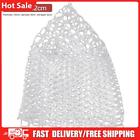 Dip Net Head Portable Fly Fishing Net Outdoor Fishing Accessories (White 32CM)