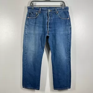 Vintage Levi's 501 XX Denim Herren 36x30 Jeans Original Fit Straight Leg 2000er Y2K - Bild 1 von 13