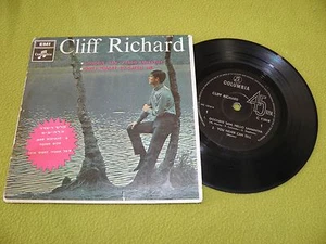 Cliff Richard - Goodbye Sam / Unique Hebrew P/S RARE Israeli Israel 4xTracks EP - Picture 1 of 2