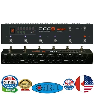 MOEN GEC9 V2 Guitar Pedal FX Switcher 9 Loop Foot Controller Routing System + DC - Picture 1 of 9