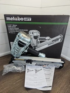 Clavadora de marcos Metabo NR 90AD (S1) Hpt 3-1/2 pulgadas - Imagen 1 de 13