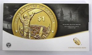 2015 Mohawk Ironworkers $1 Coin & Currency U.S. Mint Set - Picture 1 of 3