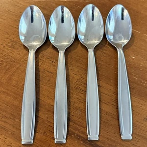 Oneida Satin Shasta Piloti Set 4 Teelöffel - Hergestellt in den USA 6 1/8" - Bild 1 von 6