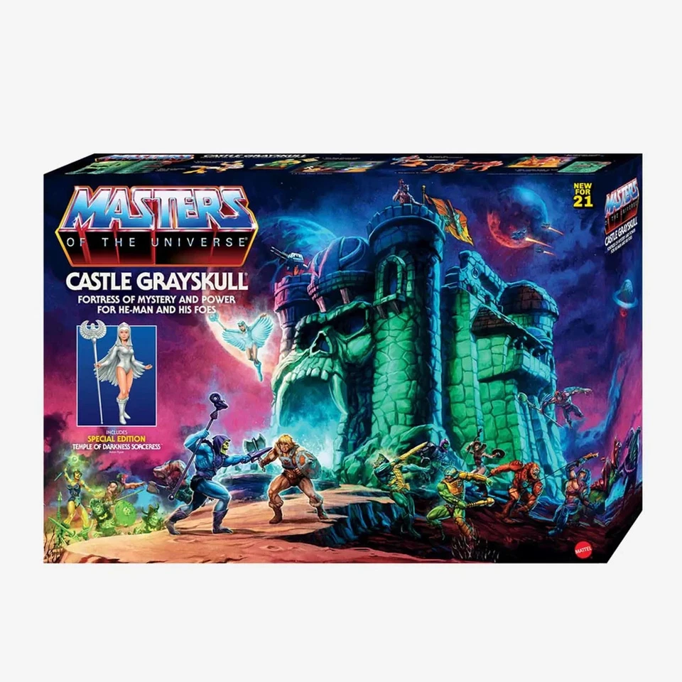 Masters Of The Universe Castillo Grayskull con Templo de la Oscuridad Hechicera - Mattel Foto 1 de 1