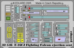 EDUARD 32546 F-16CJ EJECTION SEAT (TAMIYA) 1/32 - Picture 1 of 1