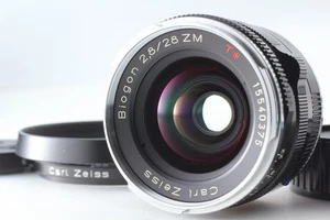 [ MINT w/ Hood ] Carl Zeiss Biogon T 28mm F2.8 ZM Black Leica M Mount From JAPAN - Picture 1 of 9