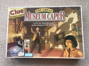 Clue: The Great Museum Caper Vintage 3D Art Mystery Board Game (1991) Complete - Picture 1 of 3