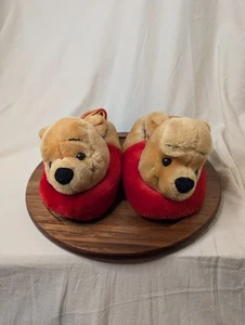Vintage Disney Winnie Puuh Kinder Plüsch Hausschuhe Größe 7/8 - Bild 1 von 5