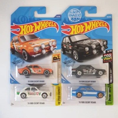 Hot Wheels Ford Escort RS1600 Bundle Of 4 Cars Fast And Furious Gumball - image 1 of 4