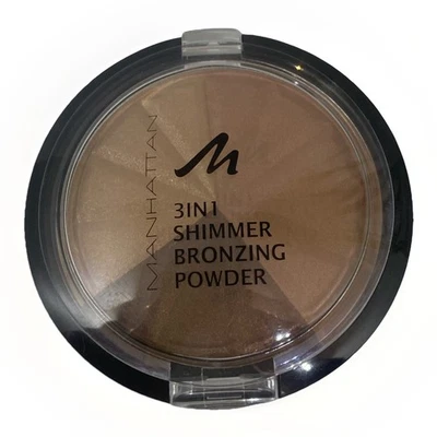 Manhattan 3in1 Shimmer Bronzing Powder Bronzer 002 Bronze Shimmer 9,9 g - Bild 1 von 4