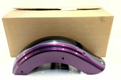 New OEM Harley Rear Fender 2009-2013 Touring Road King Psych Purple Vivid Black - Изображение 1 из 4