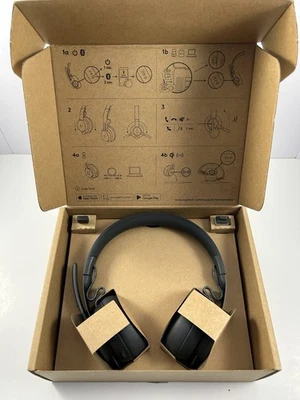 Logitech Zone Wireless Bluetooth Headset A00082/83 New Open Box - Image 1 of 4