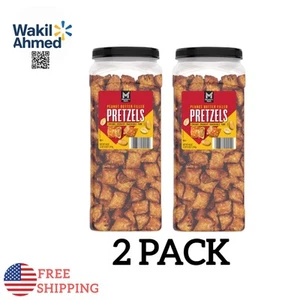 2 PACK - PEANUT BUTTER FILLED PRETZELS Member's Mark 44 oz. (Total 88 oz) - Picture 1 of 3