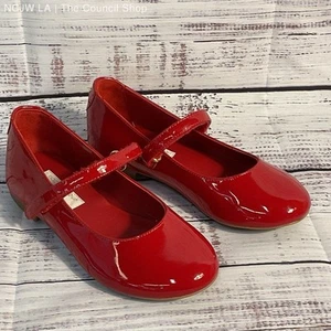 NWOB DOLCE & GABBANA Girls Red Mary Jane Dress Shoes- SZ 29 - Picture 1 of 10