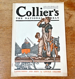 Fascinating Collier's Magazine September 8, 1917 Antique World War I Advertising - Picture 1 of 6
