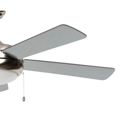 Concord 52" Span Chrome Ceiling Fan Blades f/ 52SAX5EST-CH Set of 5 - Image 1 of 2