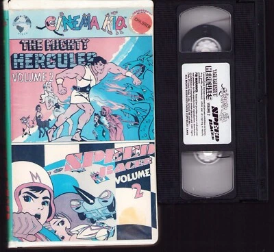 Mighty Hercules / Speed Racer (VHS) Continental Release First Edition Clamshell - Image 1 of 2