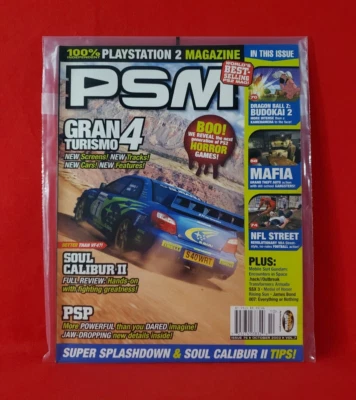 PSM Playstation PS2 Magazine 76 October 2003 Gran Turismo 4 - Image 1 of 4