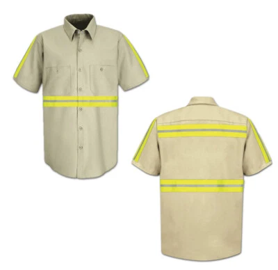 Camisas uniformes de remolque de trabajo de seguridad reflectantes de alta visibilidad Red Kap Foto 1 de 4