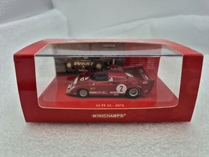 ALFA ROMEO 33 TT 12 WINNER 1000KM MONZA 1975 #2 AU 1/43 MINICHAMPS 403751202 - Imagen 1 de 3