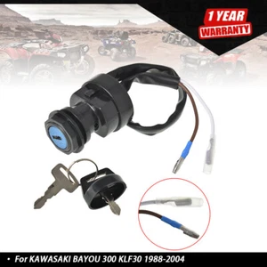 ✅For 1988-2004 KAWASAKI BAYOU 300 KLF300 IGNITION KEY SWITCH ATV - Foto 1 di 9