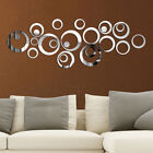 Acrylic Mirror 3D Wall Stickers Living Room Personalized Interior Decorati ZT