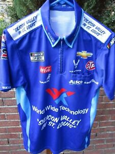 Bubba Wallace #43 WORLD WIDE TECHNOLOGY/RPM race day pit crew shirt - size Small